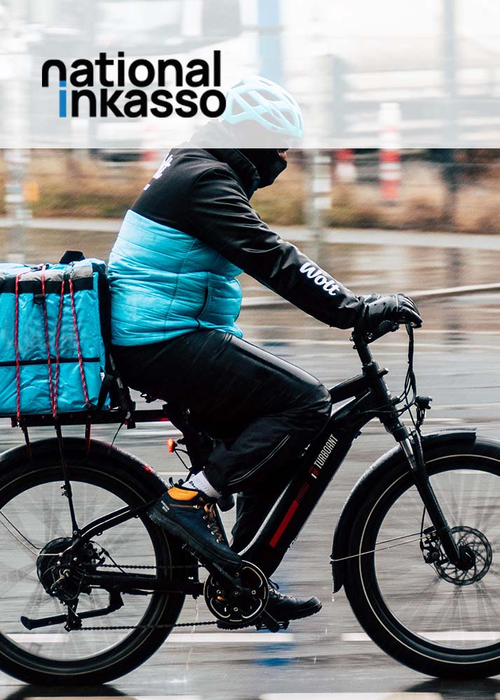 Inkasso für Fahrradkurrierdienste